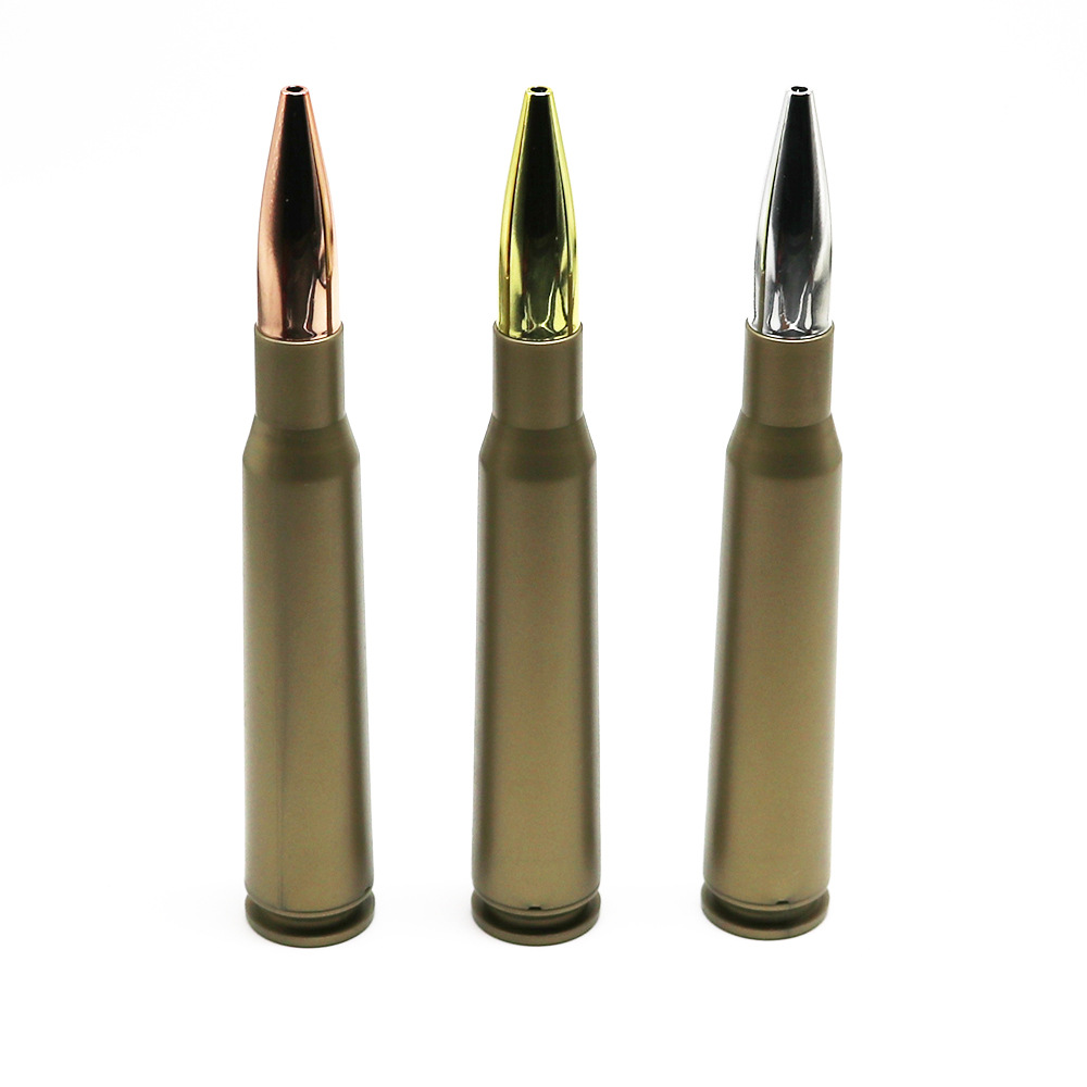 Creative bullet shape ballpoint pen simulation bullet weapon advertising pen student toy twist twist ball pen