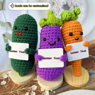 Funny Knitted Positive Potato Doll Cute Wool Knitting Potato