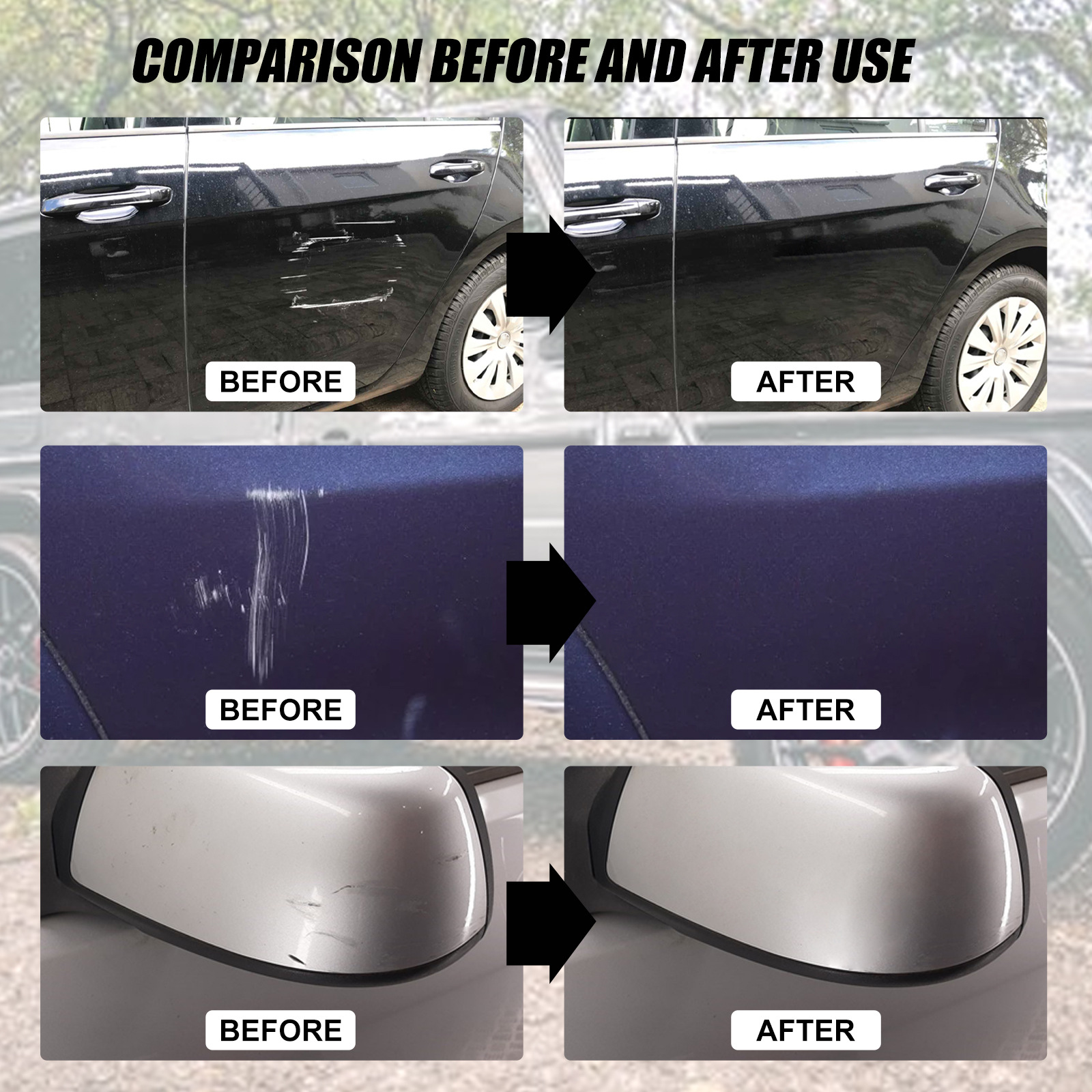 Rayhong Car Paint Care Scratch Repair Agent Car Paint Scratch Repair Protection Scratch Decontamination Polish
