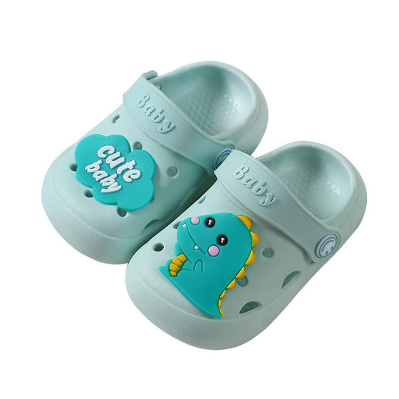 Children's Slippers Summer Indoor Non-slip Soft Bottom Slippers Children's Cave Shoes Baotou Baby Slippers for Boys and Girls