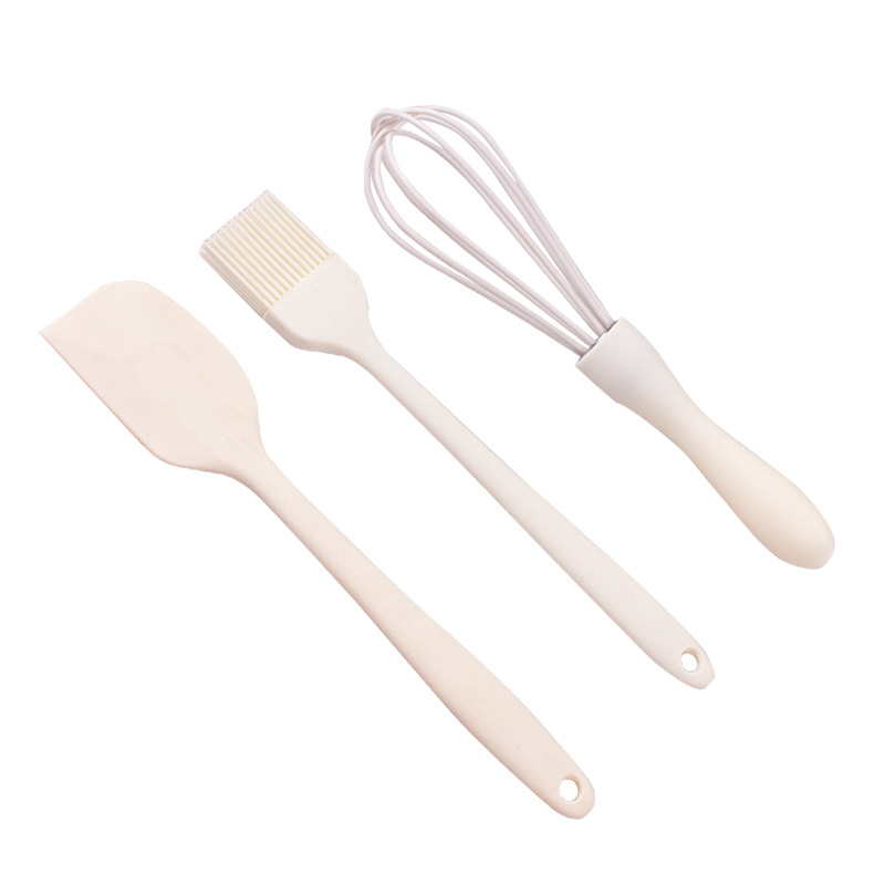 in stock supply mini silicone baking suit high temperature cake cream silicone scraper egg beater silicone oil brush