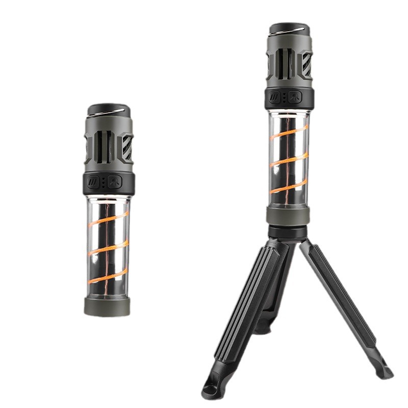 Cross-border new LED mosquito repellent camping light outdoor lighting flashlight multifunctional camping light tripod camping light