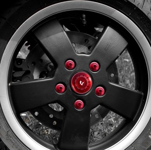 vespa spring Sprint GTS GTV modified front wheel aluminum alloy hub cover screw decorative cap