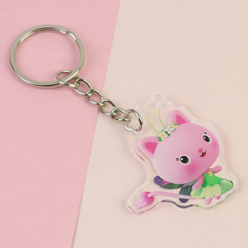 Gabi's toy house acrylic keychain in stock wholesale anime peripheral student schoolbag car pendant gift