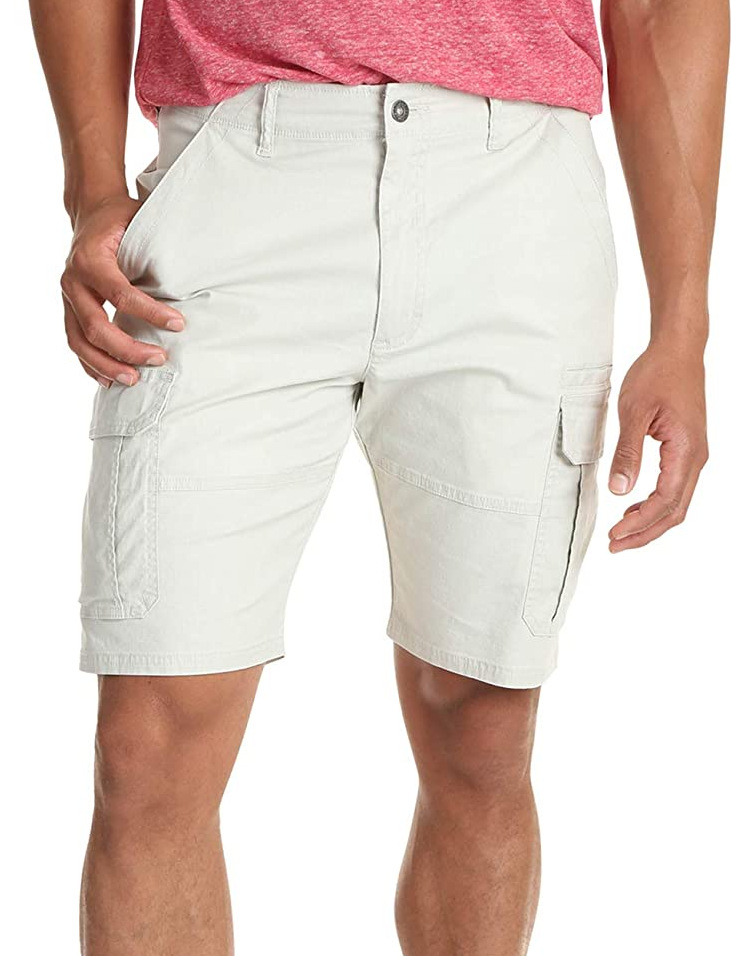 2023 Amazon new men's pocket casual overalls fifth pants (10 colors 9 yards in stock)
