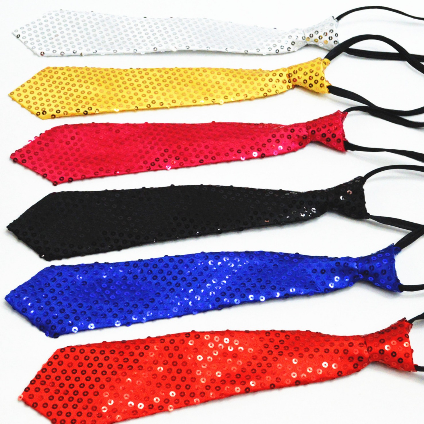 Wholesale Casual Tie Men's Korean Style Sequin Tie Street Dance Magic Show Stage Performance Tie