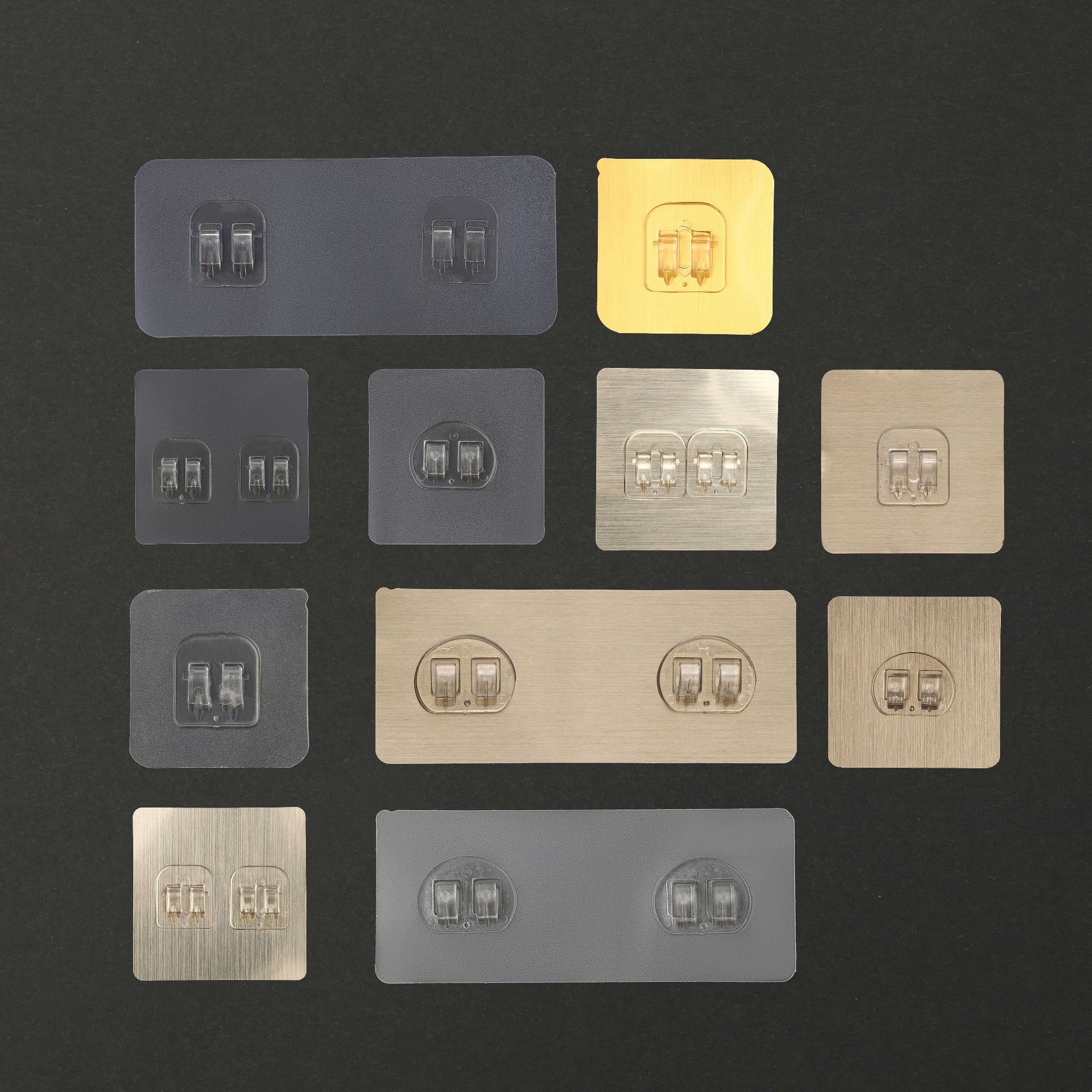 Strong non-trace patch hook hook storage rack non-perforated patch wall surface hanger sub-female buckle nail-free sticker
