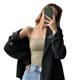 Spring Girl Beautiful Back Wrapping Chest All-match One-piece Sling Vest with Chest Pad Women's Fixed Underwear Without Steel Rings Women's Tube Top