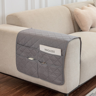 Cross-border New Sofa with Storage Pocket Handicap Towel Magazine Remote Control Sofa Recliner Armrest Sundries Management Bag