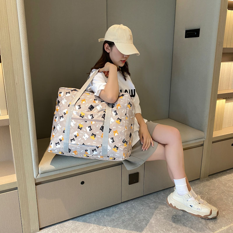 Large Capacity Clothes Storage Bag Folding Travel Storage Bag Quilt Storage Bag Handheld Luggage Bag Short-distance Travel Bag