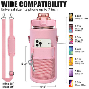 Factory wholesale thermal insulation cup cover thermal insulation kettle cover water cup cover water bottle cover anti-collision diagonal diving material cup cover