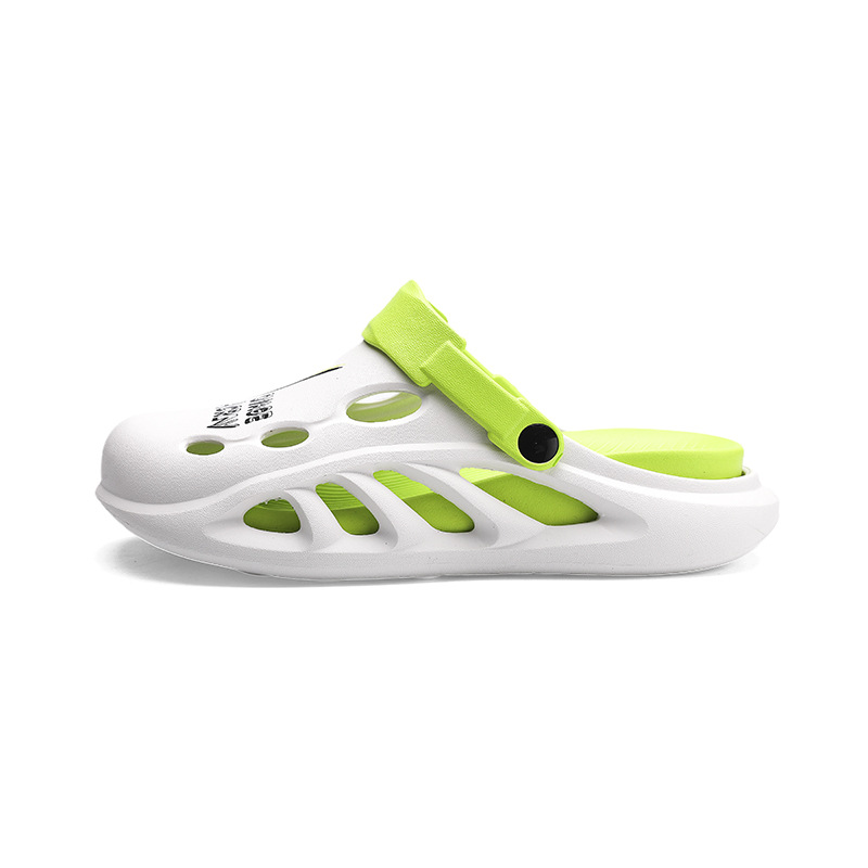 2023 Summer new creative men's slippers non-slip super soft platform indoor and outdoor College couple hole shoes