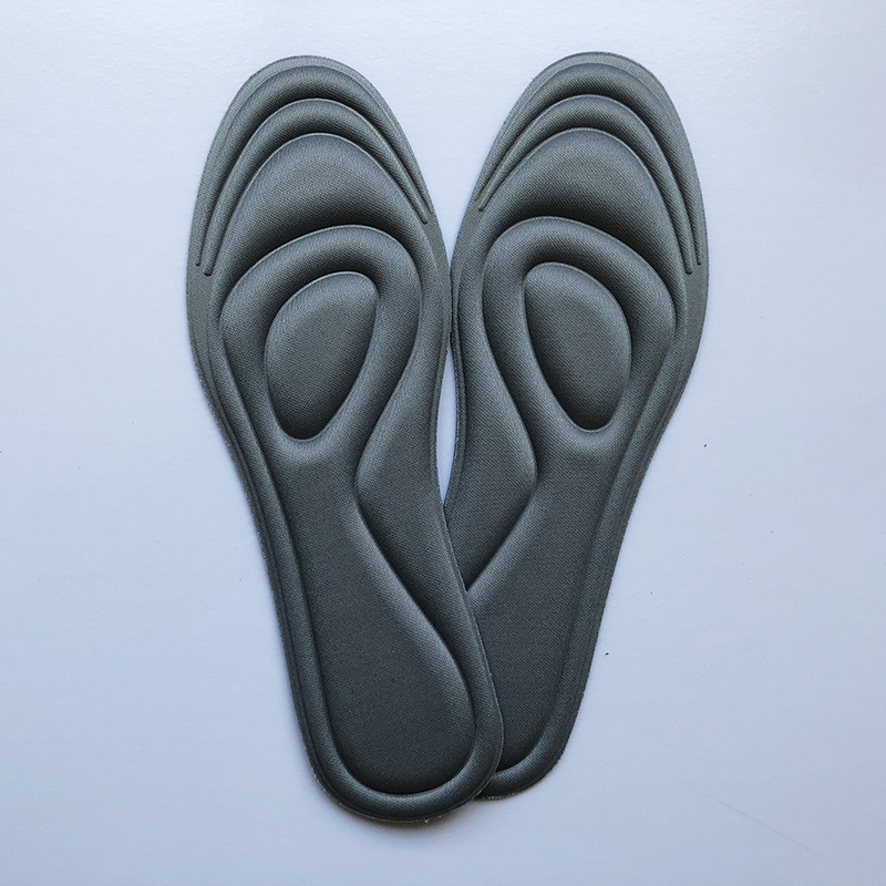 Spring Insoles Spring and Summer Arch Support Sweat Absorbing Breathable Sponge Elastic Insoles Basketball Football Printed Insoles