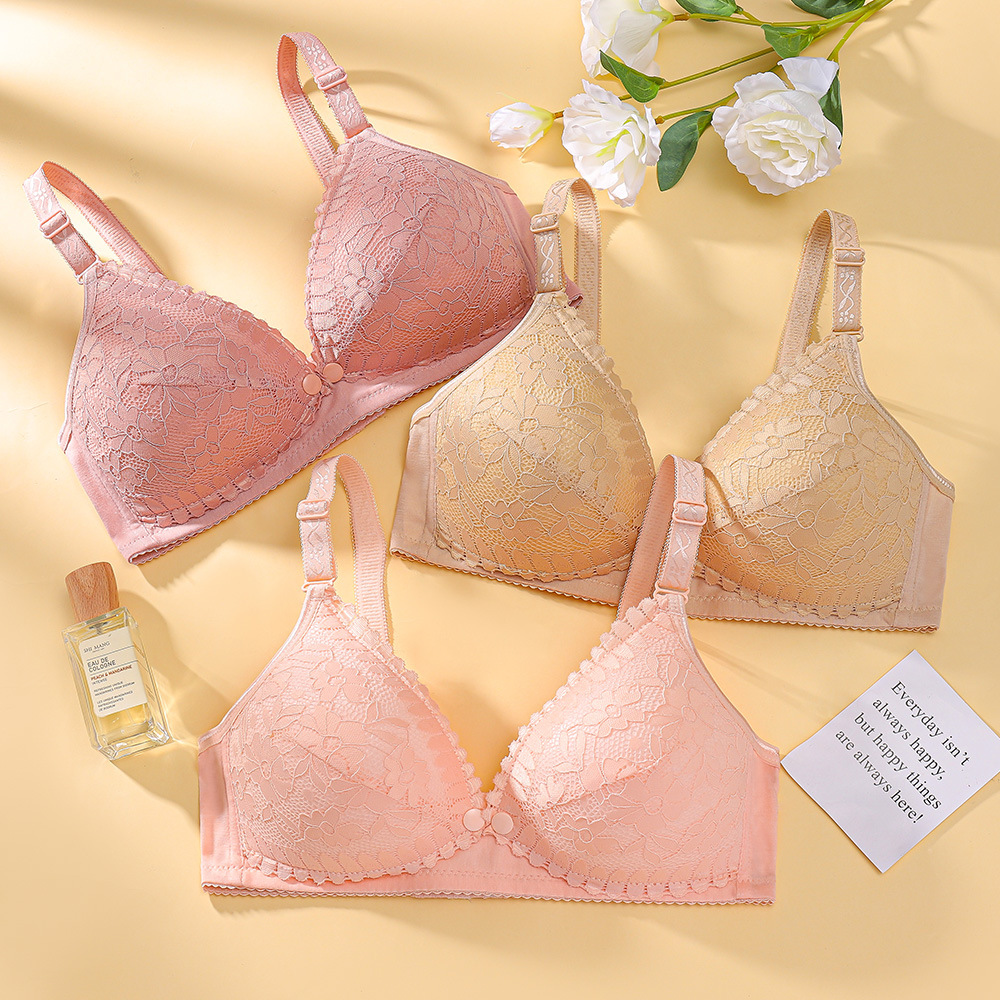 Breastfeeding Underwear Gather-up Anti-sagging Non-steel Rings Thin Breastfeeding Bra