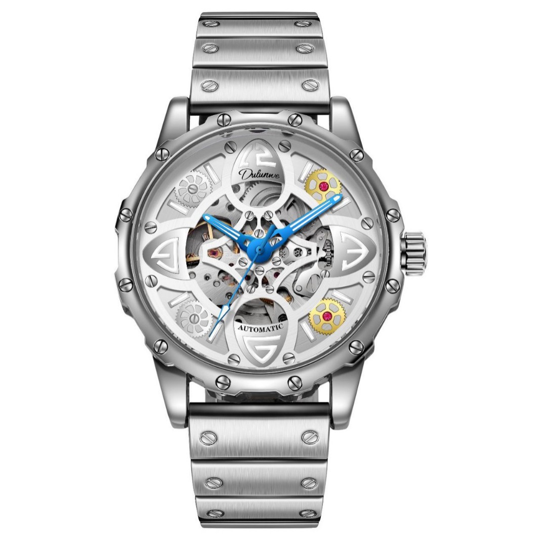  goods men's watch waterproof hollow mechanical sports automatic luminous Paul four-leaf clover watch