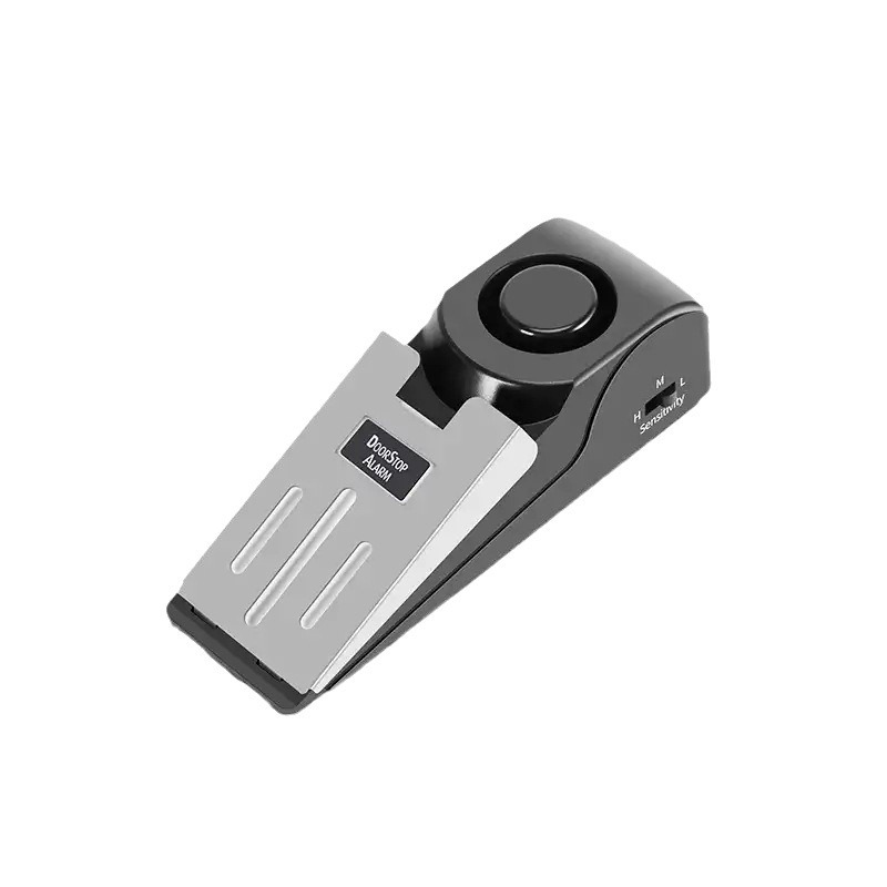Sun Li with the same household door resistance anti-theft alarm stainless steel door crack alarm rubber bottom anti-skid door stop