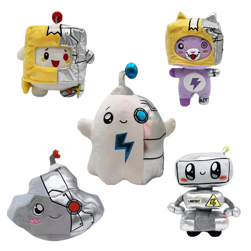 Transfronteriza nueva caja de Lanky serie mecánica caja de papel de peluche humano juguete zorro gato transformación Muñeca