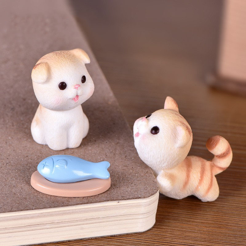 Непослушный котенок домашнее животное микро-пейзаж diy садовые аксессуары торт декоративные фотографии благоустройство дома столешница украшения