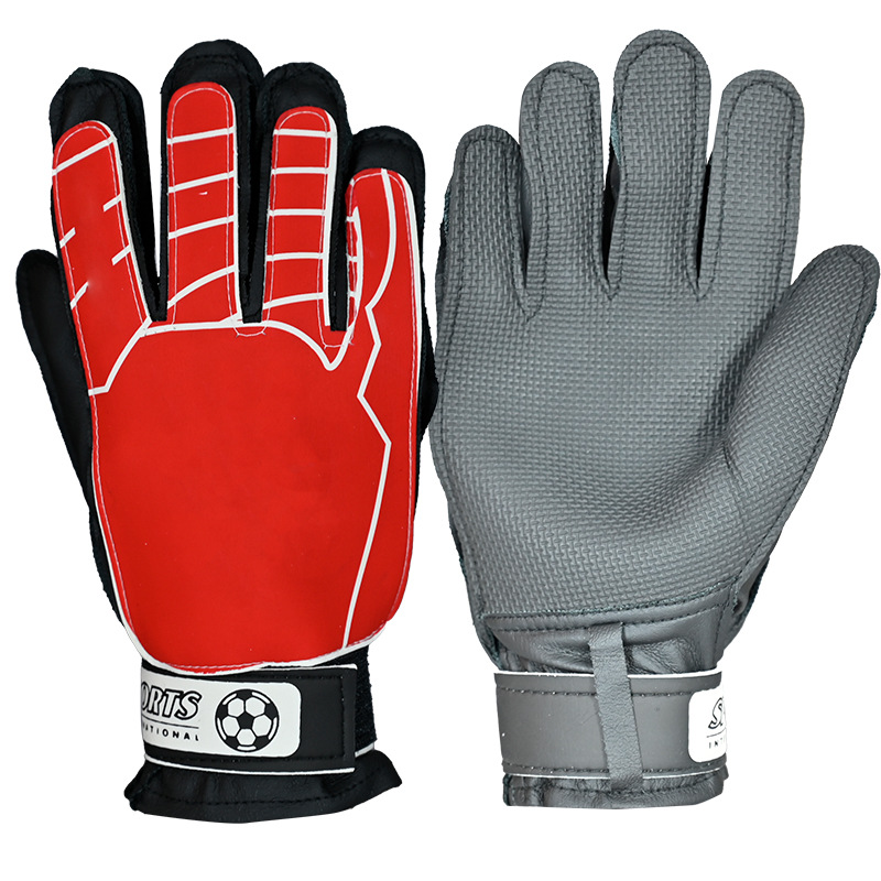 Adult Kids Team Logo Football Gloves Professional National Team Club Football Goalkeeper Gloves Gantry Hand