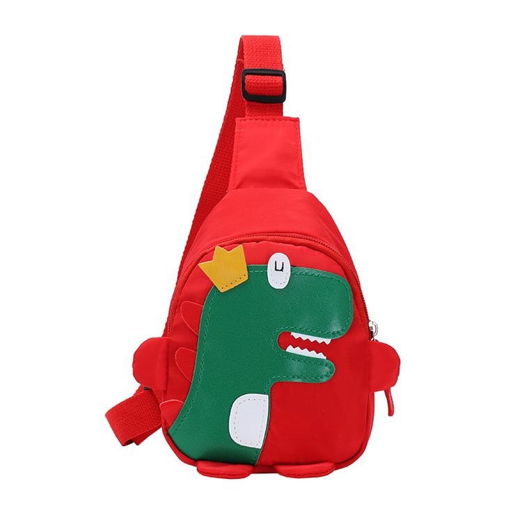 2023 new children's bag backpack dinosaur Boys and Girls cute princess baby fashion chest bag crossbody small bag