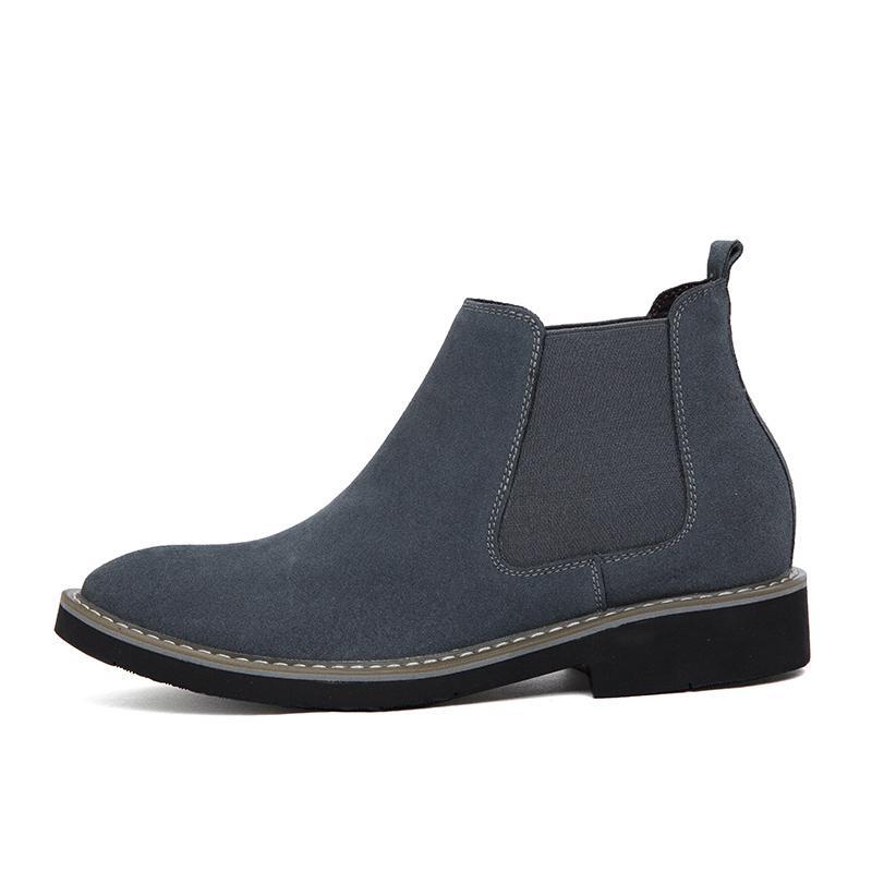 2023 new cross-border plus size height-increasing CM men's Chelsea Martin boots