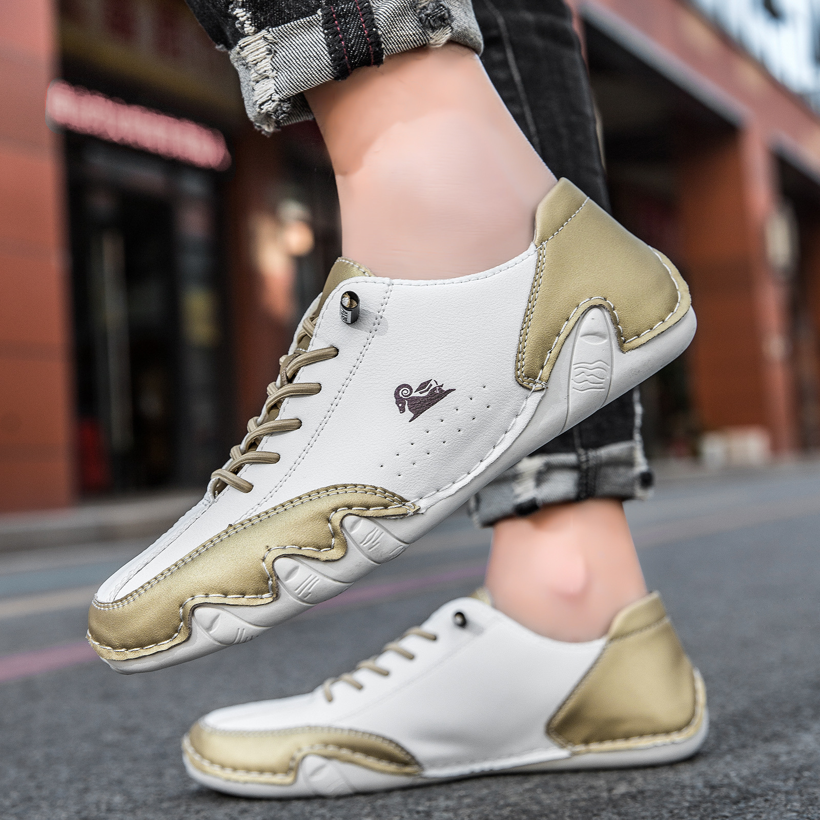 Cross-border Fashion Color Matching Couple Men's and Women's Shoes Low-top Men's Casual Shoes Martin Shoes Octopus plus size Shoes