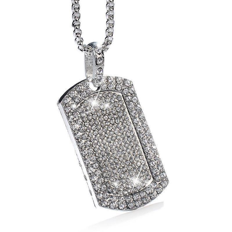 Europe and America exaggerated geometric cube diamond crystal cute new Amazon wish sweater chain manufacturers direct hot models