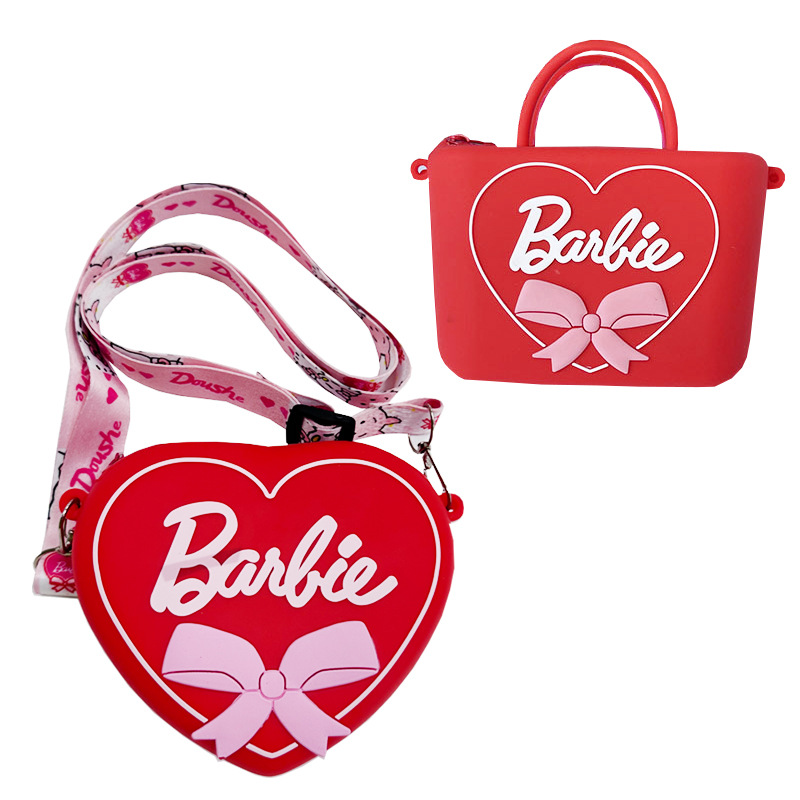 Factory spot Barbie silicone bag silicone one craft Barbie love hand bag wholesale