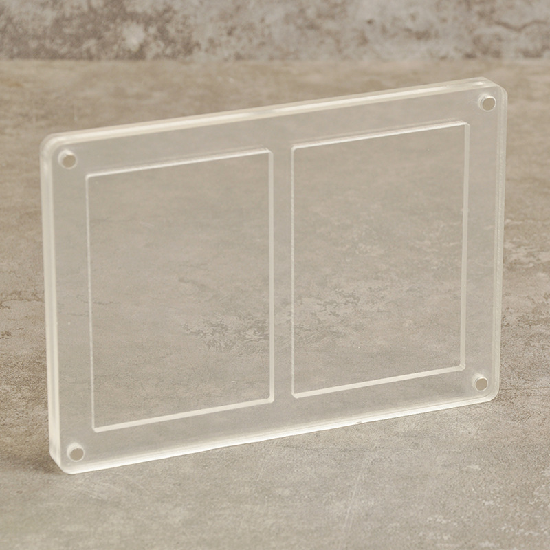 Card brick Star Card 35PT collection card game display strong magnetic card 130UP transparent protective box shell cover 2 even two grids