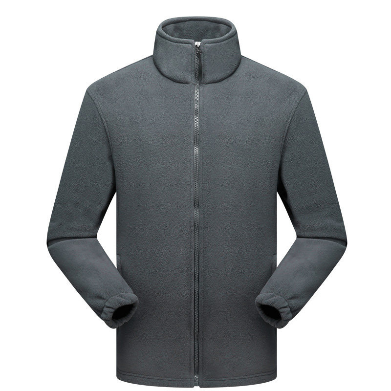 Couple's Fleece-lined Thickened Fleece-lined Jacket Composite Double-sided Polar Fleece Jacket Cardigan Fleece-lined Thickened Collar