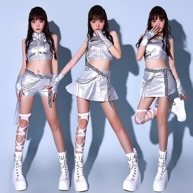 Jazz Dance Costume 2024 New suit Sexy Sweet Cool Dance Costume Korean Dance Costume kpop Women's Singing Costume