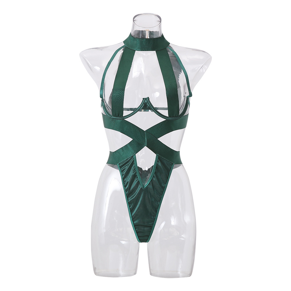 Nannimei Foreign Trade Explosions Summer Fashion Sexy Women's Sexy Underwear Hollow Backless jumpsuit CQX0814