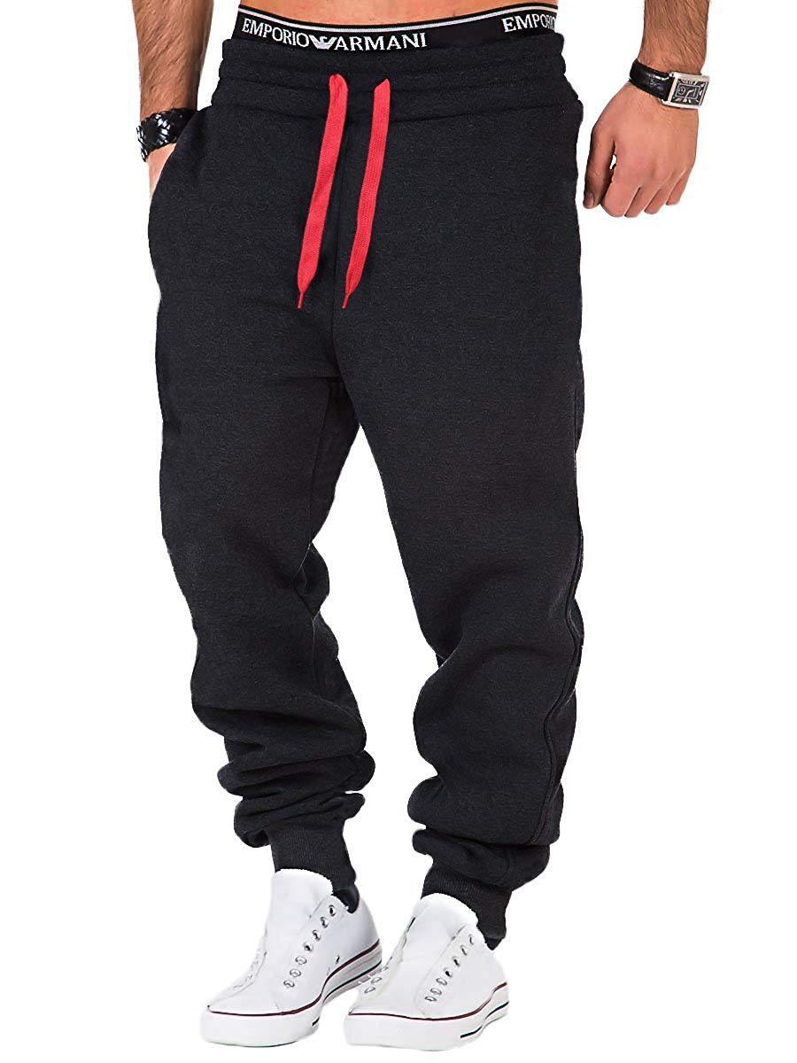 ebay Amazon 2021 European and American men's and women's leisure sports pants elastic belt leggings pants pants manufacturers logo