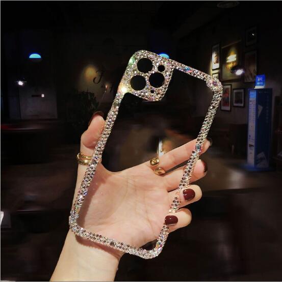 奢華閃鑽蘋果14/15手機殼iPhone12水鑽11promax精孔全包xs13硅膠x