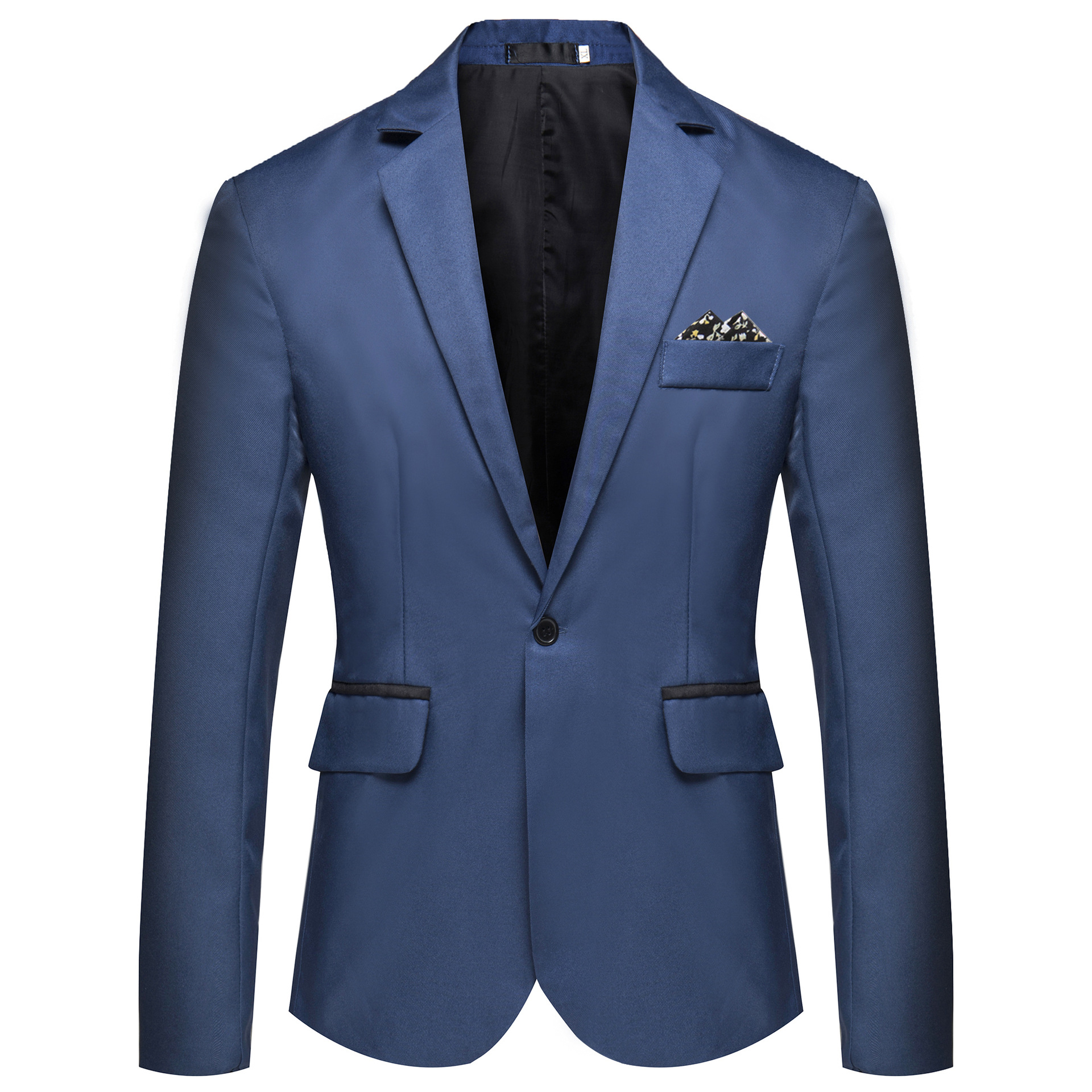 European code 2023 foreign trade new Amazon single-breasted iron-free slit men's fashion casual small suit men
