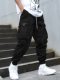 Large Size Overalls 2023 Spring Japanese Style Trendy Brand Men's Casual Pants Multi-Pocket Teenagers Trendy Loose Legs