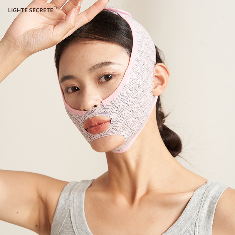 Traceless Small Yan v Face Artifact Landing Tight Double Chin Face Plastic Bandage Law Pattern Anti-sagging Surface Carving