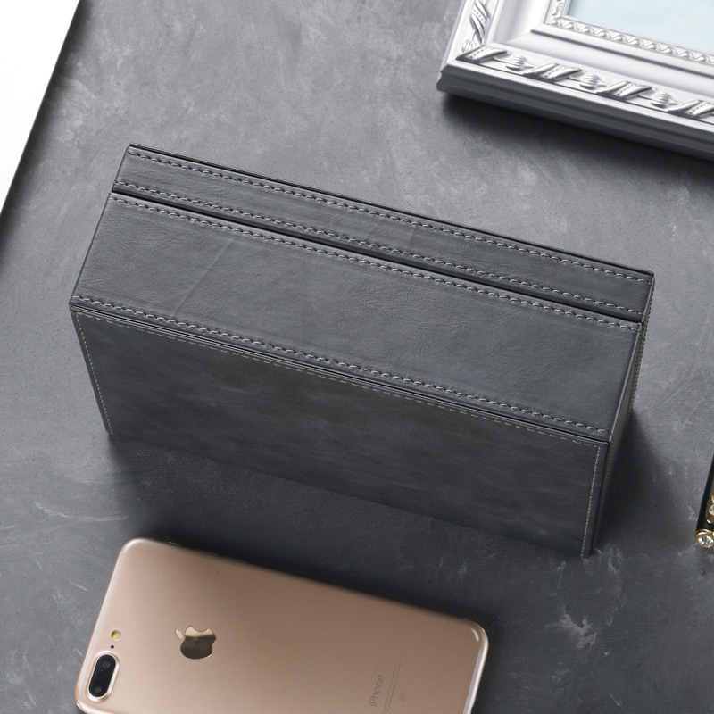 New Crazy Horse pattern mobile phone signal shielding box 7 inch 8 inch large anti-radiation Faraday box rfid black anti-theft
