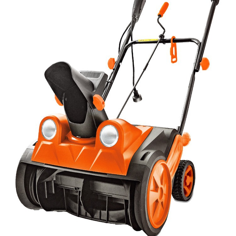 Electric hand push snow throwing machine small school Road household snow cleaning artifact snow sweeper Road greenhouse snow removal machine