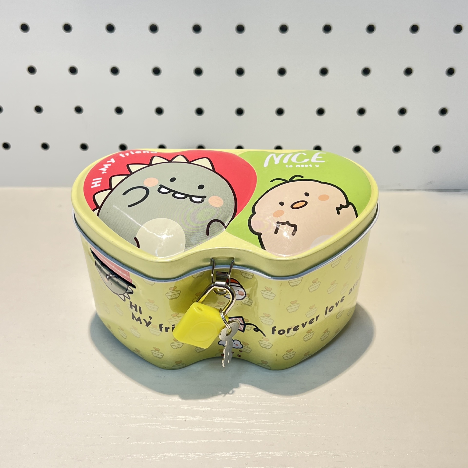 24-year new picture new children's creative double-heart large piggy bank Student Gift Piggy Bank kindergarten prize