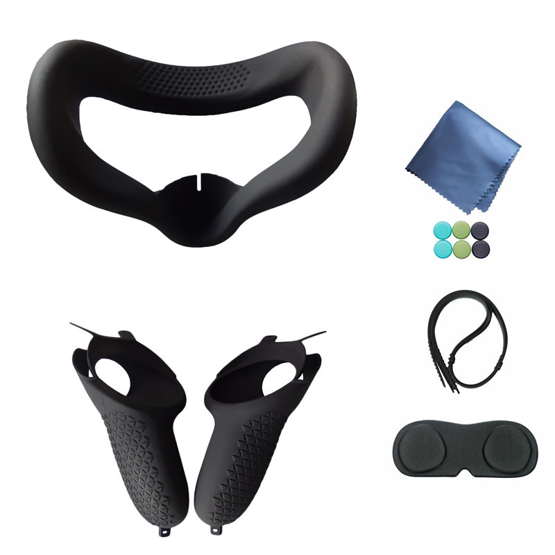 for quest2 protective case dustproof suit applicable oculus quest2 glasses mask handle silicone case