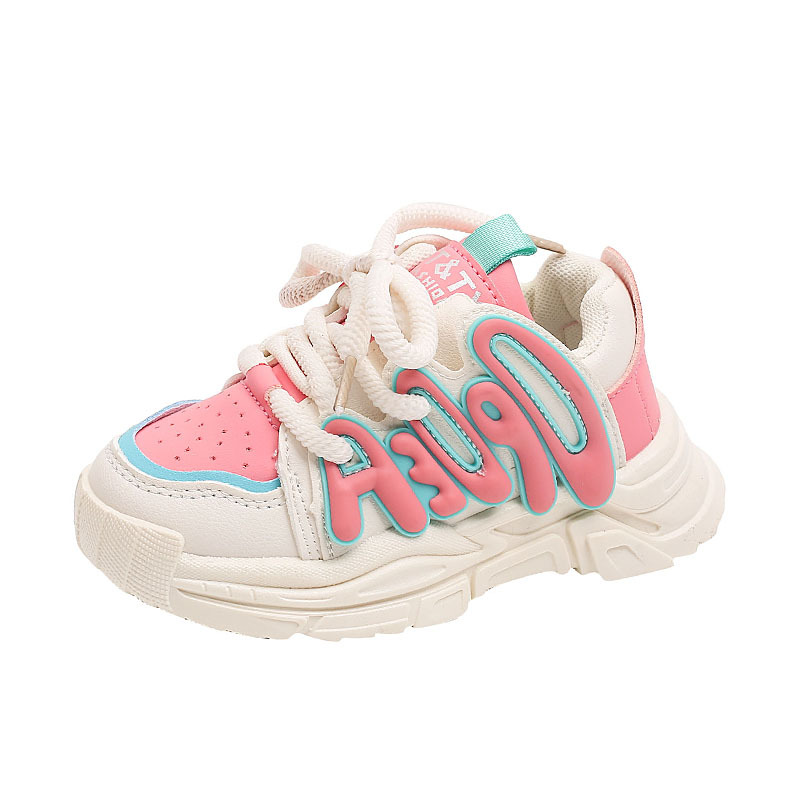 2023autumn new children's sneaker Internet celebrity girl's daddy shoes boys children's shoes student shoes wholesale