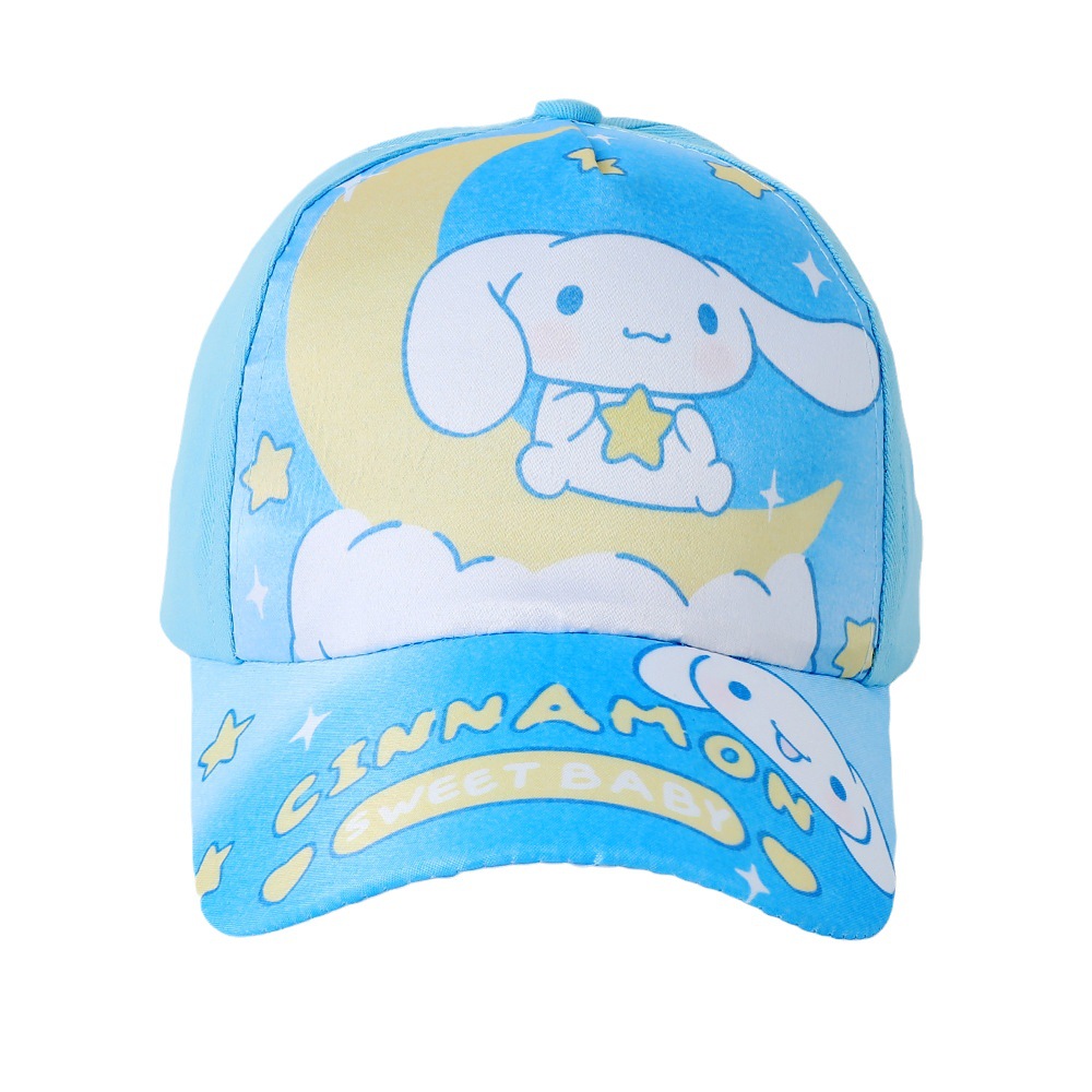 跨境三丽鸥儿童棒球帽男女童动漫卡通鸭舌帽KT猫库洛米可爱遮阳帽
