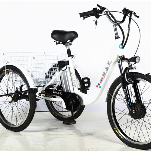 Lightweight Aluminum Alloy Three-Wheel E-Bike 48V Lithium Battery for Delivery And Cargo Suitable for Men And Women