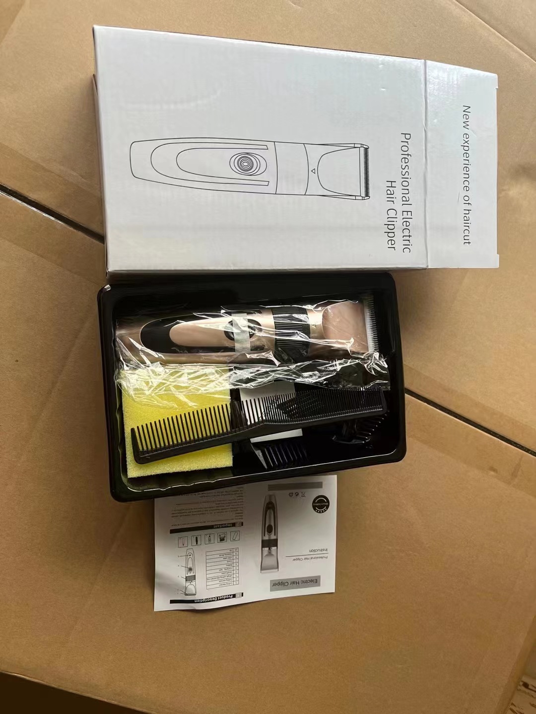 Cross-border New Adult Hair Electric Shaving Head Knife Household Electric Clipper Hair Cutter Electric Clipper Rechargeable Clipper