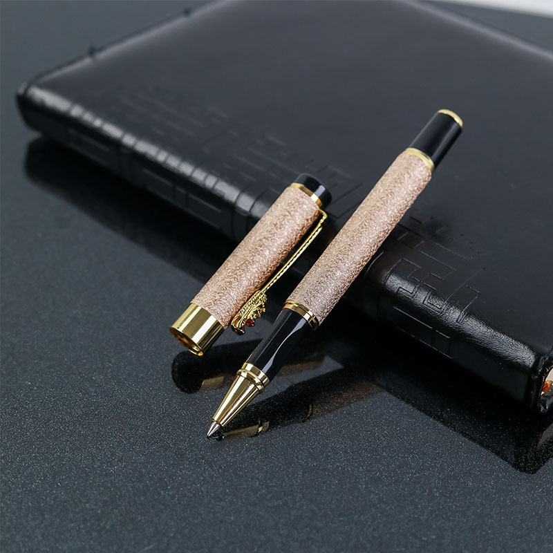 Tap sign pen metal ball pen tap advertising gift pen neutral pen frosted pen stock wholesale