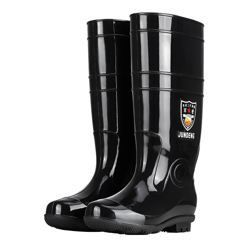 Large size men's high rain boots medium rain boots short water shoes overshoes rubber boots 45 46 47 48 49 50 51 size