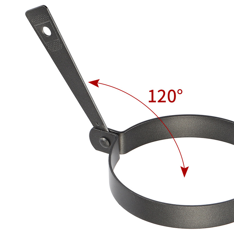 Non-stick omelette mold poached egg artifact round omelette model abrasive tool children's breakfast hamburger omelette
