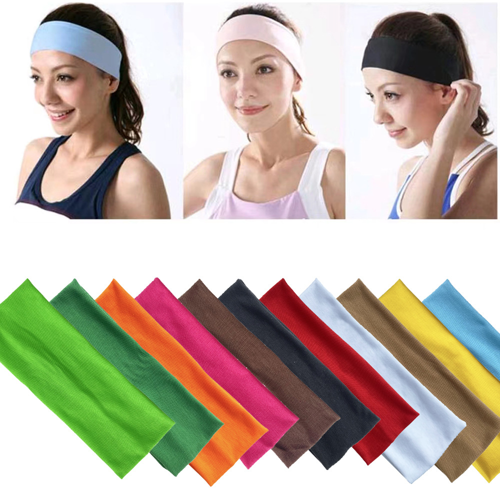 European and American face washing hair band hair band elastic yoga hair band running sports hair band sweat-absorbent non-slip moon headband wholesale