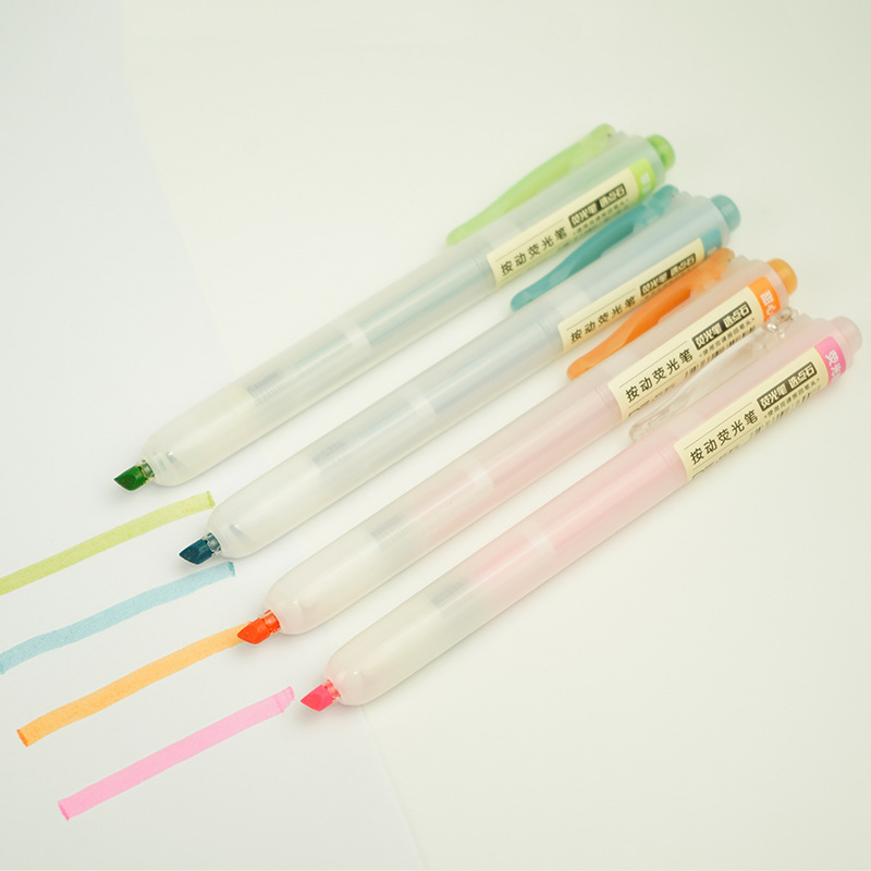 Stones Press Highlighter Student Marker Pen Light Color Department Can Change Core Draw Key Marker Pen Color DS-805s